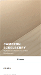 Mobile Screenshot of cameroneckelberry.com